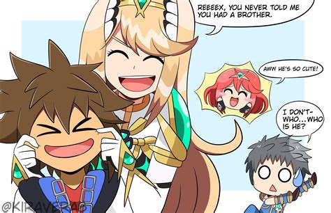 Pyramythra And Rex Meet Sora Rxenobladechronicles