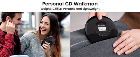 Portable Cd Player With Headphone Hernido Rechargeable Cd