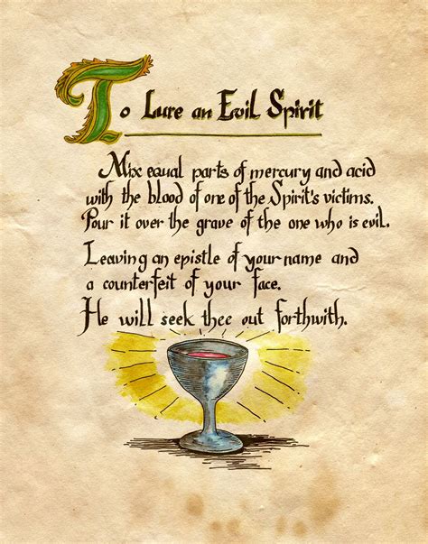 To Lure An Evil Spirit Charmed Book Of Shadows Charmed Book Of