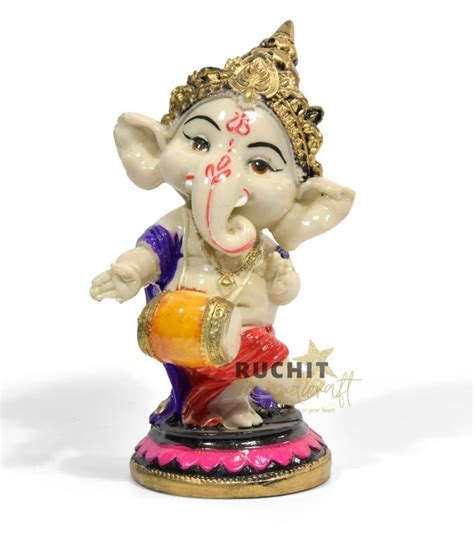 Handcrafted Resin Ganesh Statue At Rs 110 Resin Ganesh Statue In