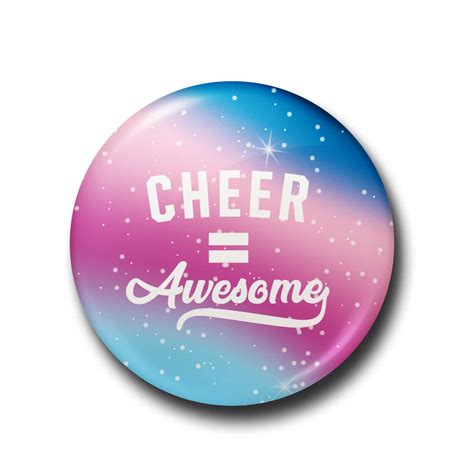 Awesome I Love Cheer® Pin Badge - I Love Cheer®