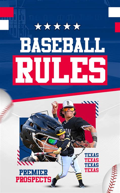 Baseball Rules And Info Premier Prospects Sports Texas