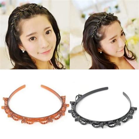 Serre tête avec Pinces Cheveux Accessoire pour Cheveux Femme Fille