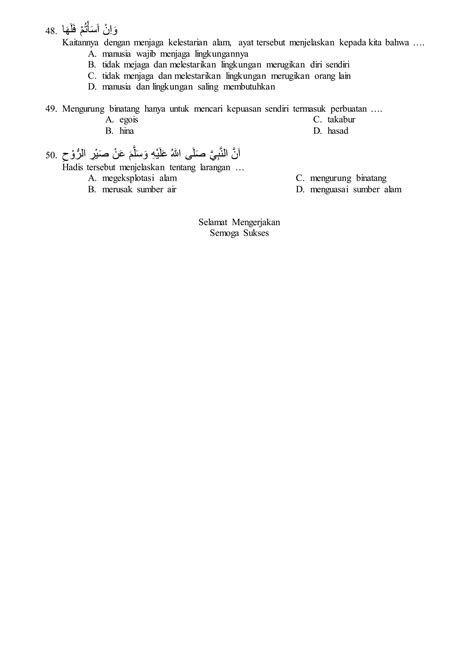 Soal Al Qur An Hadits Kelas Ix Smt 1 2013 PDF