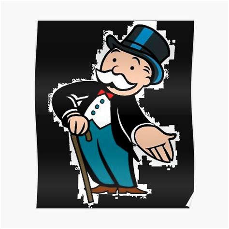 Mr Monopoly Poster For Sale By Ramonagoytia Redbubble