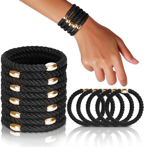 Black Hair Ties For Women Or Girls Or Men Gentle Secure