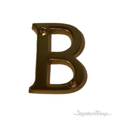 SignatureThings | Brass Alphabet Letters | 2" Brass Letter | House Name ...