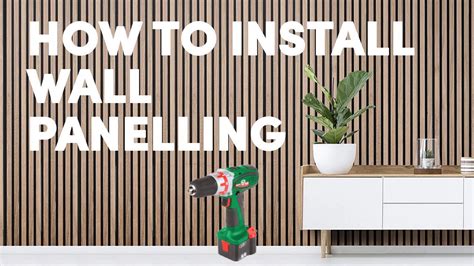 How to Install Wall Panels | Wall Panelling Installation - YouTube