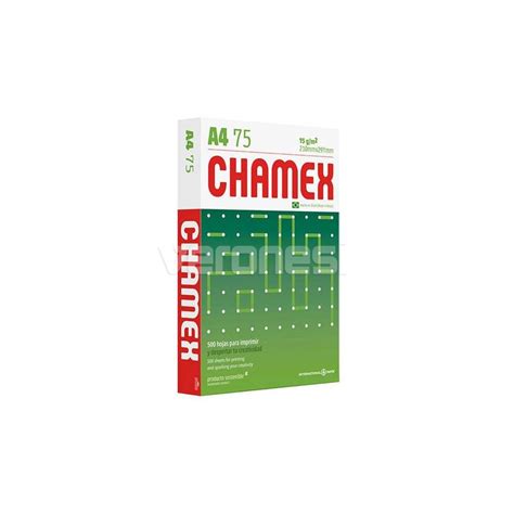 RESMA DE PAPEL A 4 CHAMEX 75 Gr