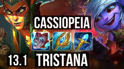 CASSIOPEIA Vs TRISTANA MID Rank 2 Cassio 6 Solo Kills 600 Games