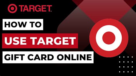 How To Use Target Gift Card Online 2023 YouTube