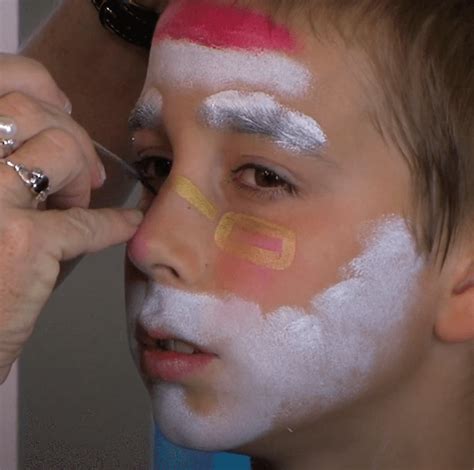 Santa Face Paint Step By Step Guide Video