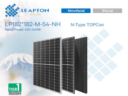 Leapton Energy Lp M Nh Solarni Panel W Monofacijalni N