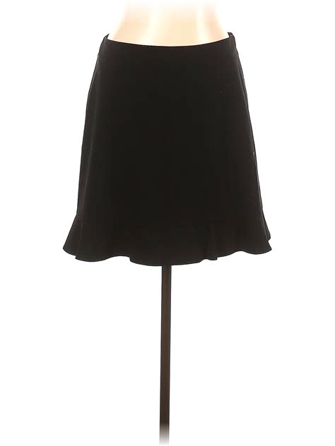 The Limited Solid Black Casual Skirt Size 12 88 Off Thredup