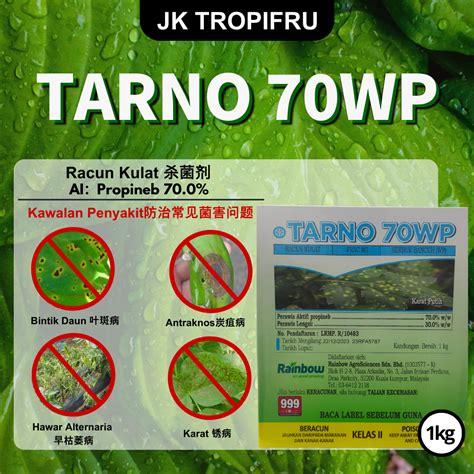 Tarno Wp Kg Fungicide Racun Kulat Propineb Sama Dengan