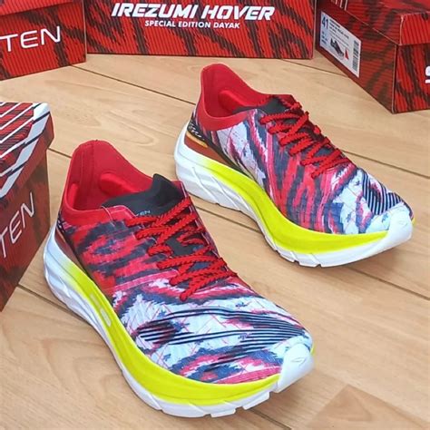 Jual Sepatu Running 910 Nineten Irezumi Hover CMD Dayak Shopee Indonesia