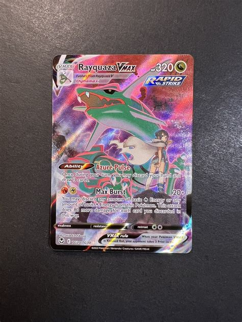 Pokémon Full Art Rayquaza Vmax Trainer Gallery Silver Tempest Tg20