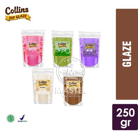 Jual Collins Dip Glaze Topping Glaze Donat Repack Gr Shopee