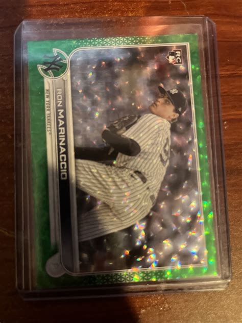 2022 Topps Update Series Green Foil Us165 Ron Marinaccio 499 Rc