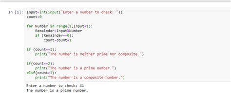 Python Program To Check A Number For Prime Or Composite — Hive