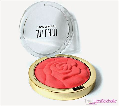 Review Milani Rose Powder Blush In Coral Cove The Lipstickholic