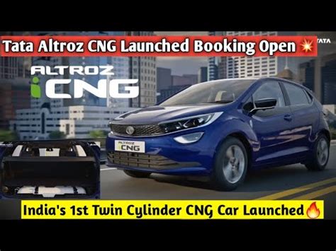 Tata Altroz Cng With Twin Cng Cylinder Proper Boot Space Launched