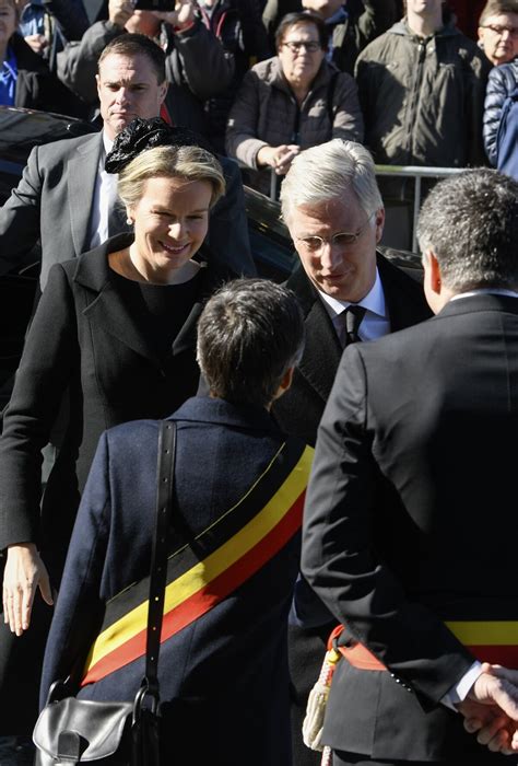 Photo Le Roi Philippe Et La Reine Mathilde De Belgique Arrivant Aux