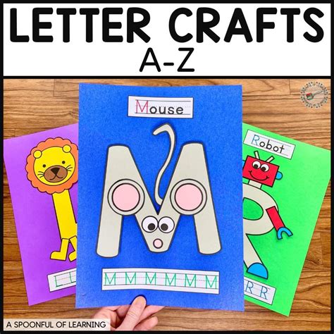 Alphabet Crafts Preschool Alphabet Letter Crafts Alphabet Templates ...