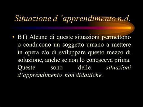 Ricorda Situazioni A Didattiche Situation A Una Situazione In