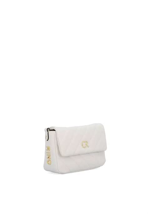 Carlo Rino Nude Logogram Quilted Crossbody Zalora
