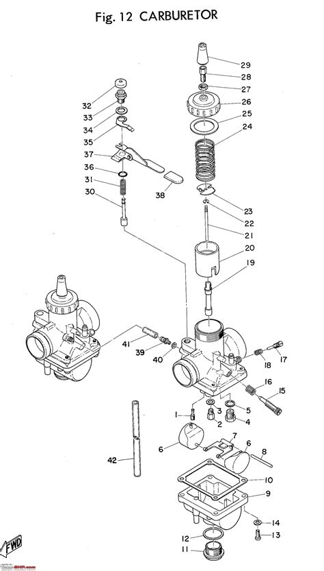 Mikuni Carburetor Parts Diagram