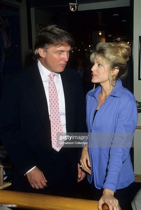 Donald Trump Marla Maples pose for a portrait in 1991 in Los Angeles ...