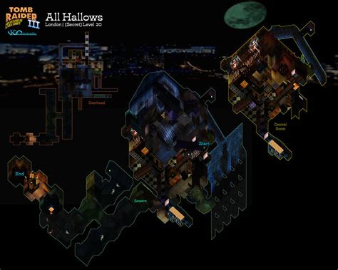 Tomb Raider III | All Hallows Map by VGCartography on DeviantArt
