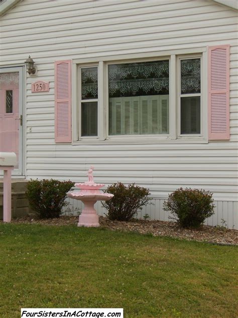 Vintage White And Pink House With Charming Details