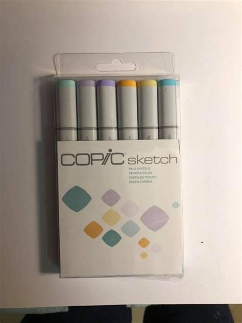 Copic Pale Pastels Alcohol Sketch Brush Markers Set Of Brand New Etsy