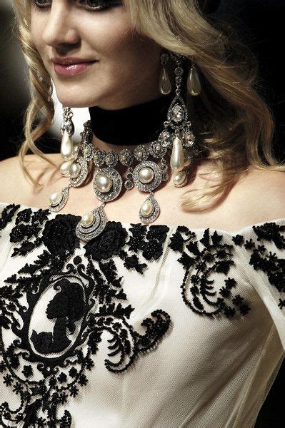 Jean Louis Scherrer At Couture Fall 2005 Fashion Statement Necklace