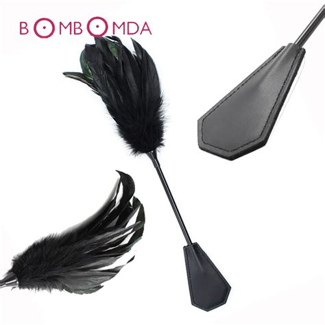 Sex Feather Whips Fetish Feather Spanking Paddle Feather Flirting Whip