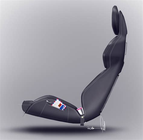 Volvo Concept Coupe Interior Seat Design Sketch - Car Body Design