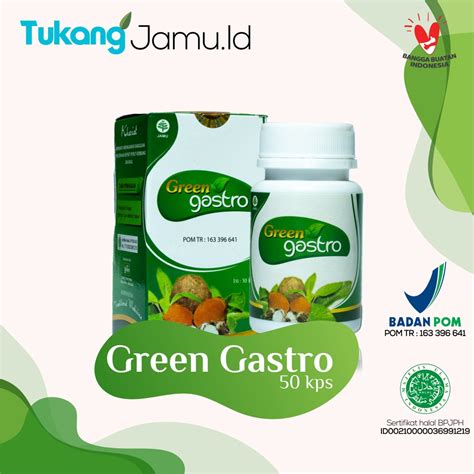 Jual Obat Asam Lambung Maag Gerd Kembung Cod Green Gastro Shopee