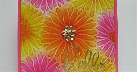 Case Ing Donna Darice Embossing Folder Bold Daisy Cards Embossed