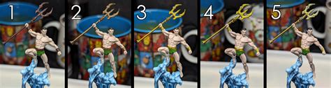 How To Paint Everything Marvel Crisis Protocol Namor The Sub Mariner