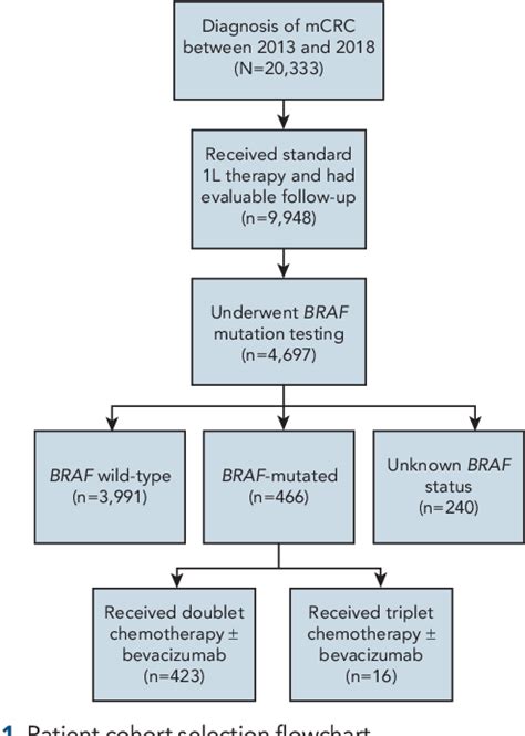 Figure 1 From Real World Outcomes Of Patients With BRAF Mutated