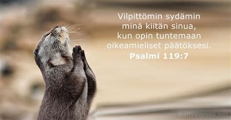 Helmikuuta P Iv N Raamatun Jae Psalmi Dailyverses Net