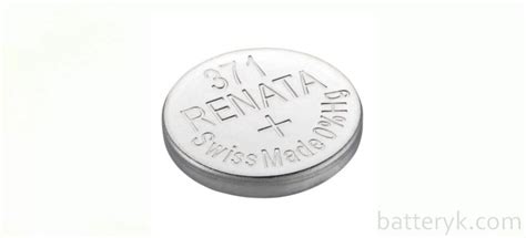 Renata 371: технические характеристики, аналоги