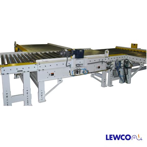 Chain Roller Conveyor with Pop-Up Chain Transfer – Lewco Conveyors