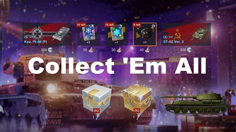 World Of Tanks Blitz Collect Em All Containers Opening Hunt For Free