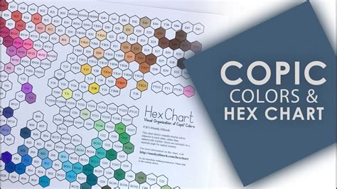 My Copic Collection And Coloring The Hex Chart Youtube