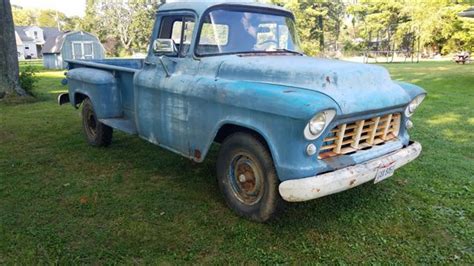 1956 Chevrolet Task Force 3800 Pickup Truck Stepside Low Reserve