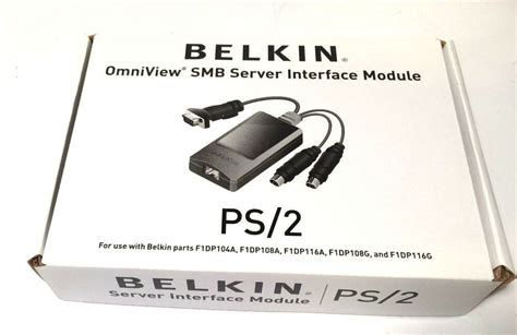 New Belkin Omniview Smb Server Interface Module Ps2 Kvm Extender F1dp101a Ap Ebay Smb