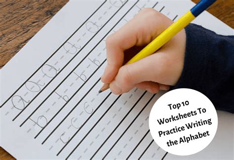 Alphabet Practice Writing Coloring Pages